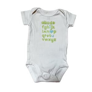 Carter's ABC I Love You Bodysuit Size NB